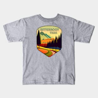 Bitterroot Trail Montana Colors Kids T-Shirt